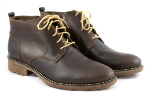 Shoes for men, Warm, autumn and winter, natural leather tile - bronze - Escott